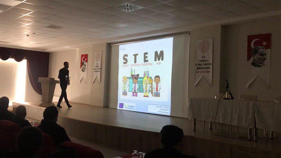 Tunceli 2023 Eğitim Vizyonu STEM Çalıştayı 06/02/2019 tarihinde 62 öğretmenimiz ile Tunceli Öğretmenevinde gerçekleştirildi.