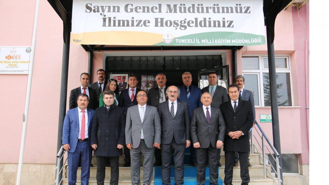 Hayat Boyu Öğrenme Genel Müdürü Sayın Mehmet Nezir Gül Tunceli'de
