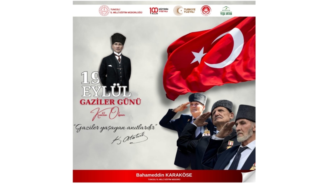 19 EYLÜL GAZİLER GÜNÜ KUTLU OLSUN